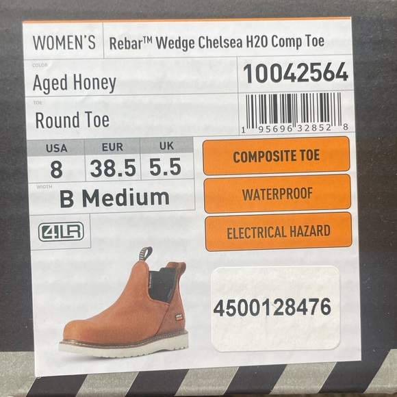 NEW - Ariat Work Boots - Aged Honey - Women’s 8 - Picture 14 of 15